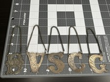 Vtg alphabet silver for sale  Bend