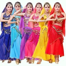 Conjunto de fantasia saia halter feminina Halloween roupa de dança do ventre vestido de carnaval comprar usado  Enviando para Brazil