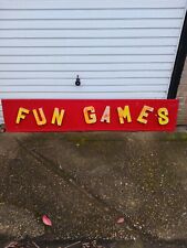 Fun fair sign for sale  BRENTWOOD