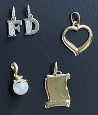 Lot pendentifs jaune d'occasion  Bordeaux-
