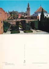 Sevilla. jardines alcazar usato  Italia