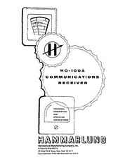 Hammarlund hq100a 100a for sale  Goshen