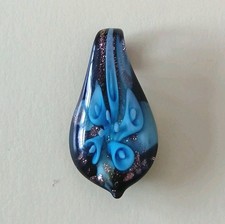 Murano glass blue for sale  WATFORD