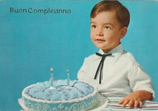 Cartolina augurale onomastico usato  Ticengo