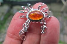 Amber fossil pendant for sale  BRIXHAM