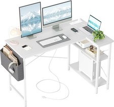 White computer desk for sale  SALFORD
