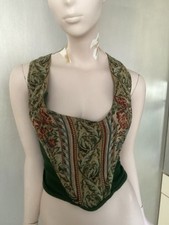 Vintage tapestry corset for sale  SOLIHULL
