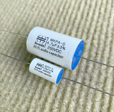 Capacitor axial MKP branco azul Bevenbi 250V~400V 0.1uF~22uF para HIFI comprar usado  Enviando para Brazil