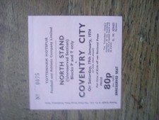 Tottenham ticket coventry for sale  INGATESTONE