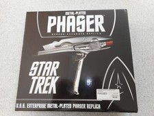 RÉPLICA PRECISA DE TELA PHASER BANHADA A METAL STAR TREK NUNCA ABERTA comprar usado  Enviando para Brazil