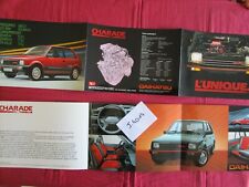 J.4014  / DAIHATSU Charade turbo dépliant suisse en français, usado comprar usado  Enviando para Brazil