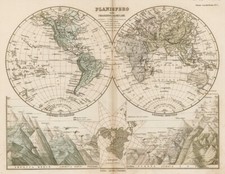 Planisfero nella proiezione usato  Gavirate