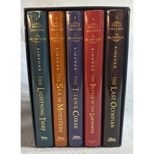 Percy Jackson Olympians hardcover box set original cover art comprar usado  Enviando para Brazil
