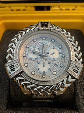 Invicta Masculino RESERVE BOLT HERCULES CRONÓGRAFO ESFREGÃO Mostrador 2,62ct 592 Diamantes comprar usado  Enviando para Brazil