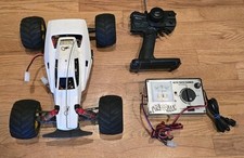 Vintage Tamiya Mad Bull 1/10 RC Buggy Controle Remoto Carro Off-Road Racer - Branco comprar usado  Enviando para Brazil