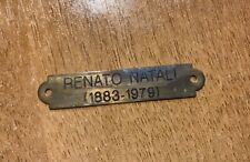 Renato natali vecchia usato  Zignago