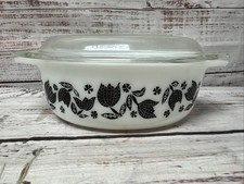Pyrex black tulip for sale  San Jose
