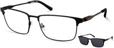 Usado, Óculos óptico Harley Davidson HD0953 002 metal preto 59-18-140 com clipe na caixa comprar usado  Enviando para Brazil