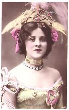Dama z perłami-kapelusz suknia moda - Uranotypie- 1904 Kraków Galicya na sprzedaż  PL