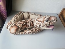Boneca de mão de cobra pelúcia Ikea Djungelskog píton marrom olhos costurados garfo língua 60" comprar usado  Enviando para Brazil