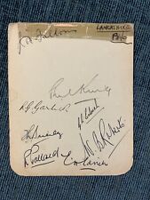 Cricket lancashire autographs for sale  COALVILLE