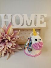 Eierwärmer einhorn gehäkelt gebraucht kaufen  Leipzig