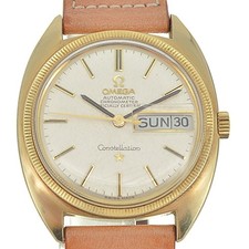 Boné OMEGA Constellation 168.029 vintage dourado cal.751 automático masculino R#141648, usado comprar usado  Enviando para Brazil