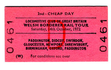 Railway ticket b.r.b. for sale  UK