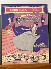 Partitura Vintage 1950 Walt Disney Cinderela Um Sonho é um Desejo... Muito Bom Estado Raro comprar usado  Enviando para Brazil