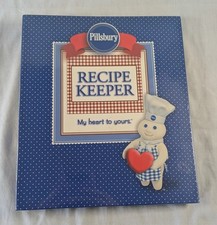 Vintage  Pillsbury Recipe Keeper Notebook Pocket Dividers Magnets Notepad Baking comprar usado  Enviando para Brazil