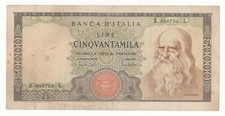 50000 lire leonardo usato  Pontassieve