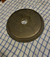 Peça de abajur recuperada - Base redonda de abajur de mesa tom latão - 6 5/8" de diâmetro, usado comprar usado  Enviando para Brazil