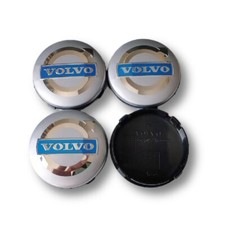 Do VOLVO 4szt 64mm Osłona piasty Kołpaki XC40 90 S60 90 C40 Pokrywa obręczy Srebrna, używany na sprzedaż  Wysyłka do Poland
