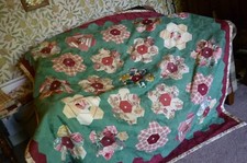 Patchwork quilt throw for sale  WIGAN