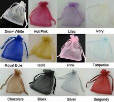 50pcs embalagem joias bolsas presente fino lembrança casamento Bolsa presente saco organza comprar usado  Enviando para Brazil