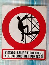 Cartello industriale vintage usato  Firenze