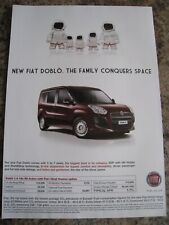 FIAT DOBLO FAMILY CONQUERS SPACE CAR 2009 ANÚNCIO TAMANHO A4 ARQUIVO 15 comprar usado  Enviando para Brazil