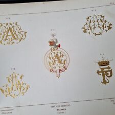 Gravure couronne chevalier d'occasion  Nantes-