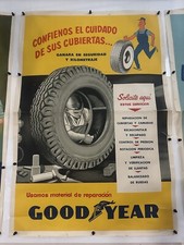 Pôster original de pneus Goodyear dos anos 1950 (espanhol) comprar usado  Enviando para Brazil