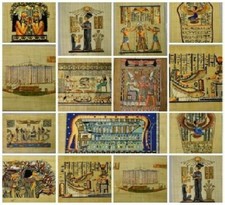 Egyptian paintings papyrus for sale  Butler