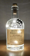 MONKEY SHOULDER  WHISKY EMPTY GLASS BOTTLE TABLE LIGHT comprar usado  Enviando para Brazil