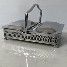 Chrome jam dish for sale  LEIGH-ON-SEA