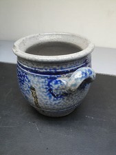Blue stoneware pot d'occasion  Expédié en Belgium