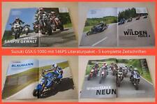 Suzuki GSX-S 1000 mit 146PS Literaturpaket - 5 komplette Zeitschriften comprar usado  Enviando para Brazil