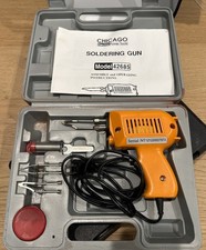 Kit de pistola de solda Chicago Electric Tools 150 watts resistente #42685 NOVO comprar usado Kit de pistola de solda Chicago Electric Tools 150 watts resistente #42685 NOVO comprar usado  Enviando para Brazil