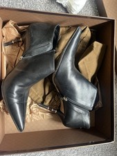 Vintage black leather for sale  GERRARDS CROSS