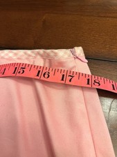 Saia rosa forrada de bambu tamanho 14 A com bordado de flor grande  comprar usado  Enviando para Brazil