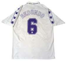 Camisa de futebol REAL MADRID 1995/1996 HOME KELME ARGENTINA REDONDO TAMANHO XL comprar usado  Enviando para Brazil