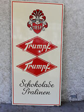 Emailleschild riginal trumpf gebraucht kaufen  Wehretal