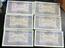 Lot billets 1000 d'occasion  Domont